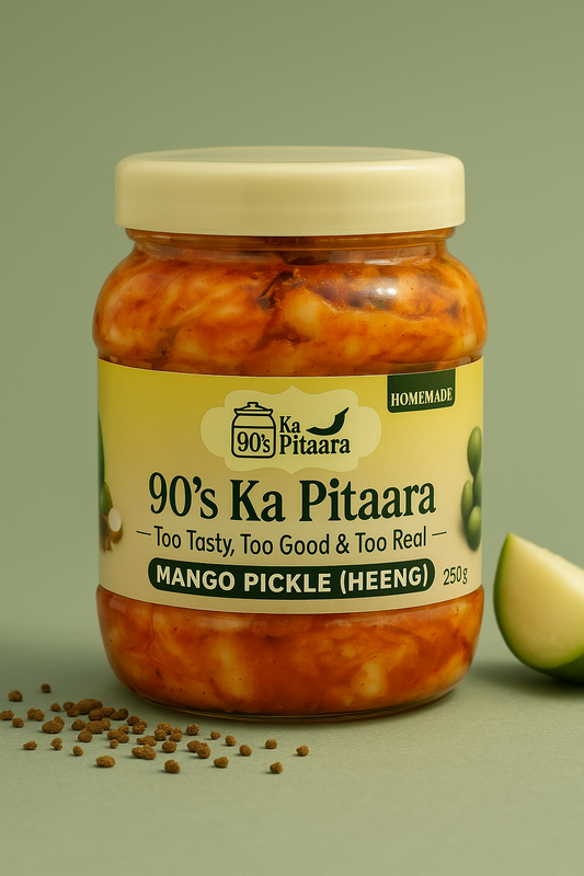 Mango (Heeng) Pickle | 90's Ka Pitaara